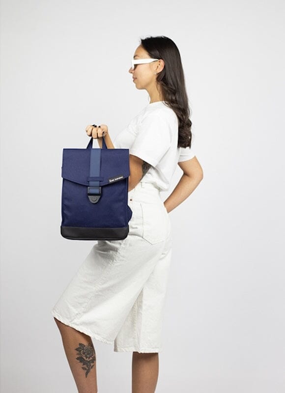 Bold Banana Roll Top Backpack Nautic Navy