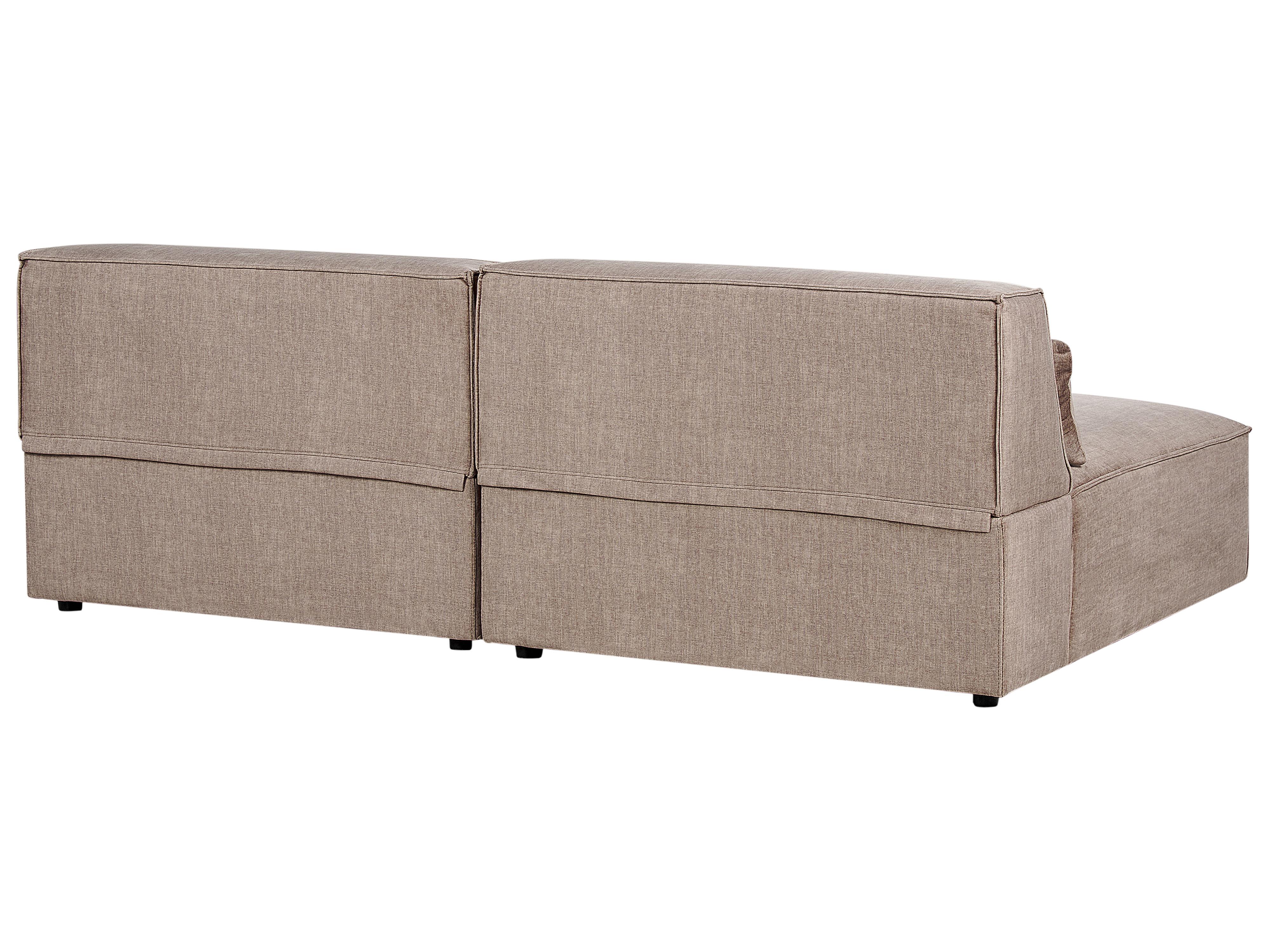 Modulaire bank 2-zits HELLNAR Stof Lichtbruin