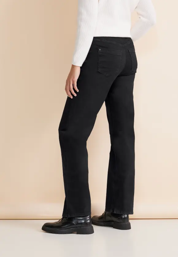 Casual Fit Jeans - black soft washed