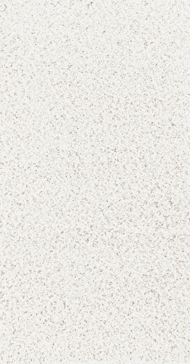 Modern hoogpolig shaggy vloerkleed, wit, 80x150 cm, LILLY