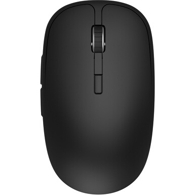 Souris Accsup rechargeable sans fils noire - 2.4G & Bluetooth