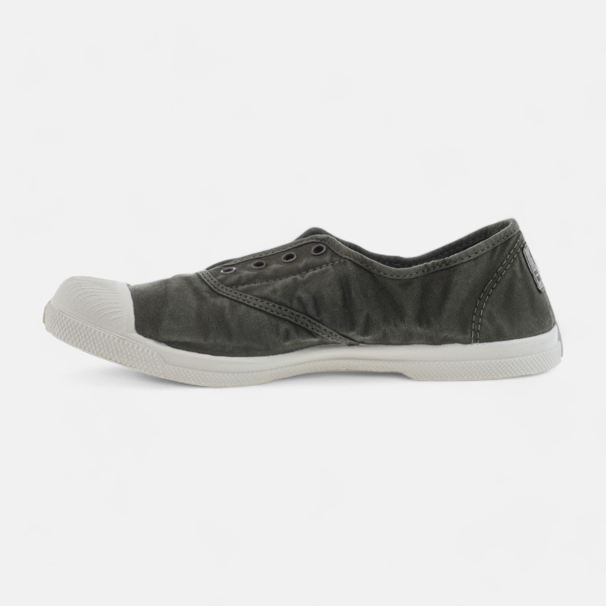 Baskets en toile Femme kaki