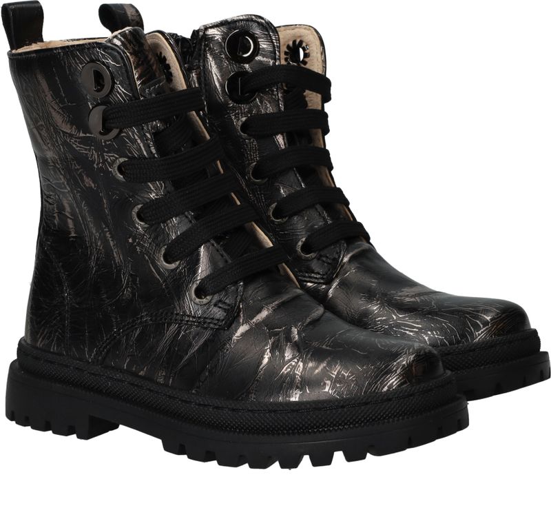 Shoesme New Tank Veterschoenen Zwart Meisjes