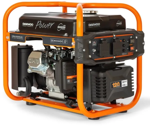 Daewoo GDA 2500I, 1800 W, 230 V, 10 L, Benzin, Vejledning, 50 Hz