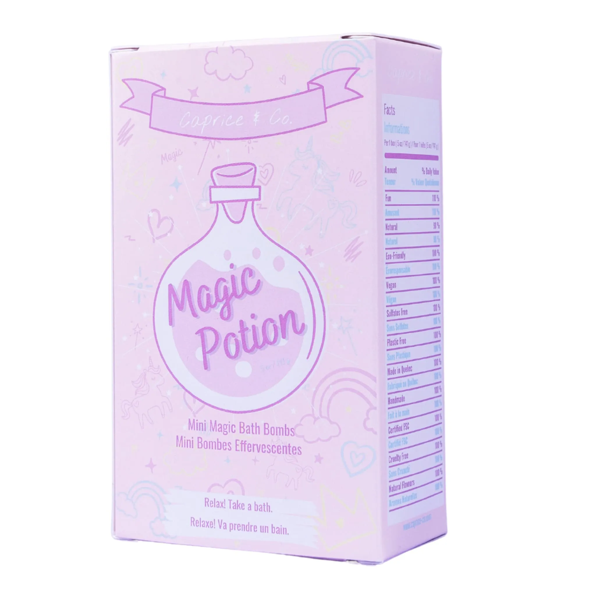 Caprice & Co Ensemble de Mini Bombes de Bain - Magic Potion