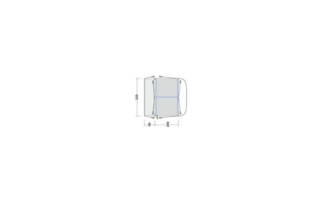 Outwell Jonesville 440SA Flex Busvorzelt 440 x 310 x 220 Meter