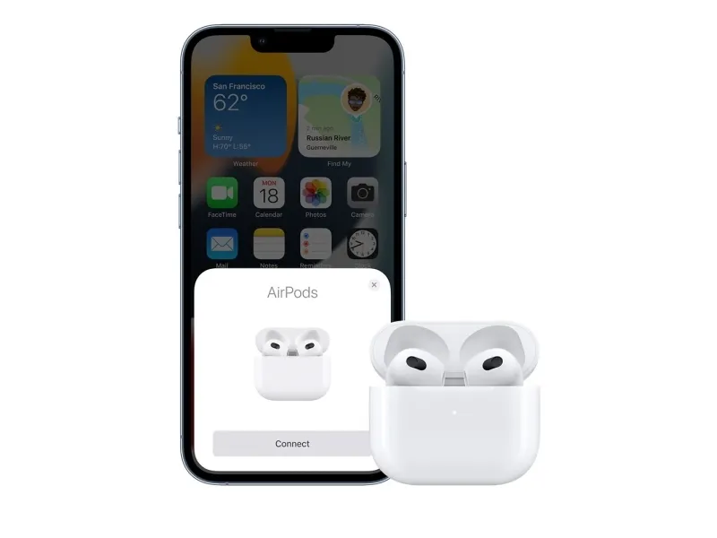 [OUTLET] - Apple AirPods (3rd generation) , Trådløs, Opkald/musik, Hovedtelefoner, Hvid
