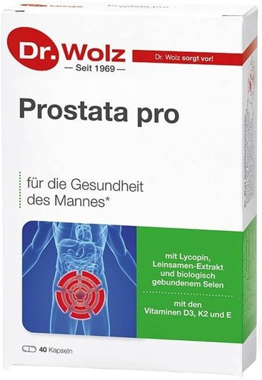 DR. WOLZ Prostata Pro Kaps Blist 40 Stk