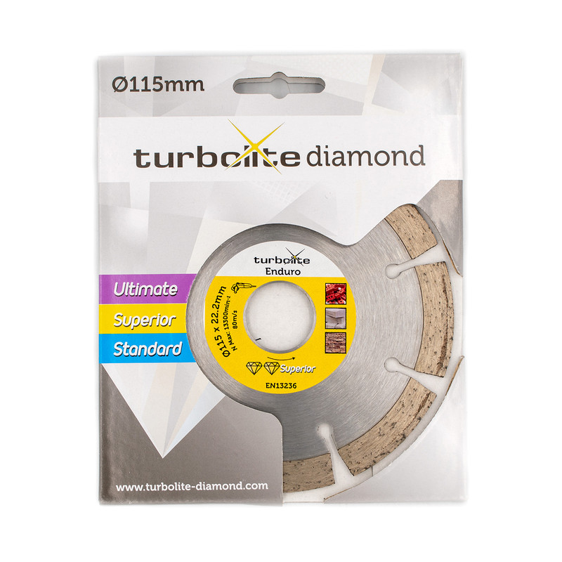 Turbolite Superior Enduro diamantschijf universeel 115x22,2mm