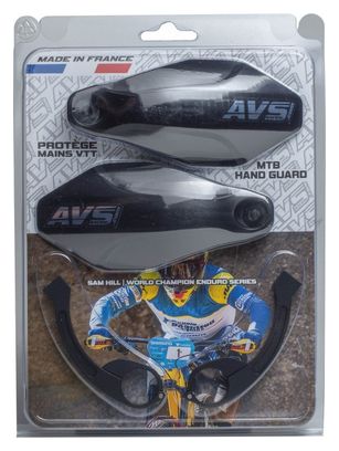 Protège Mains AVS Noir - patte aluminium