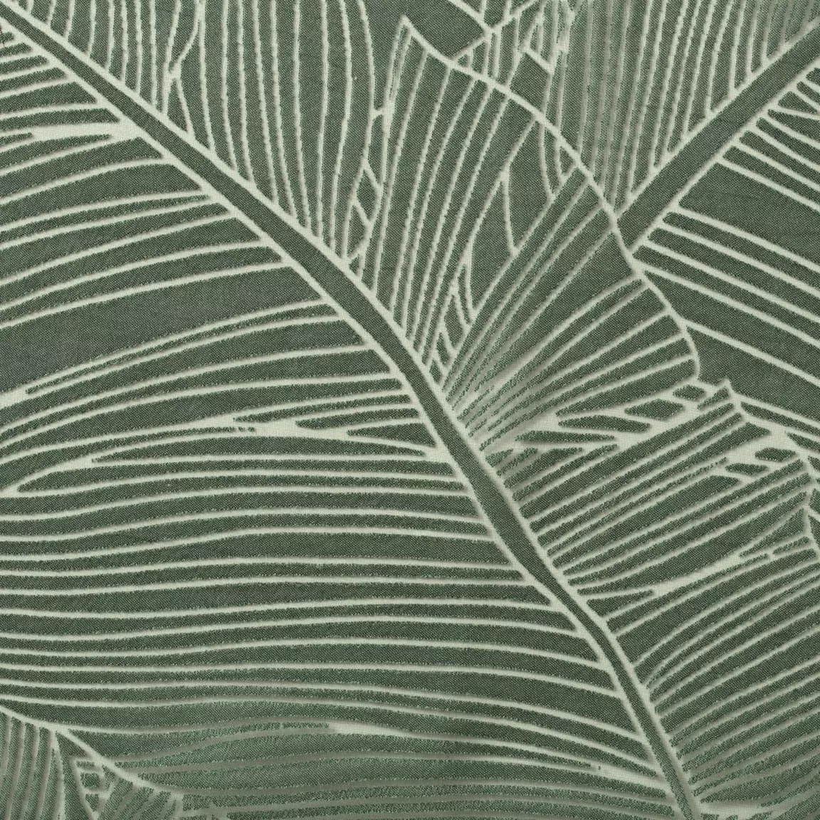 Voilage œillets (140 x 240 cm) Feuille Vert cèdre