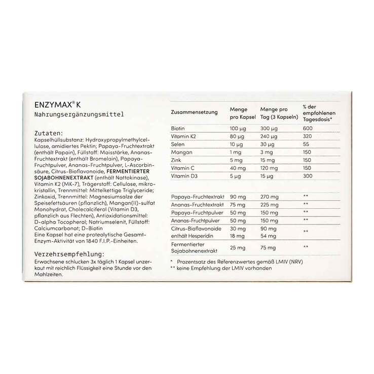 Enzymax K Kapseln, 360 St
