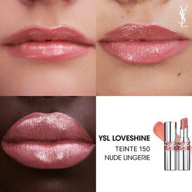 YSL LOVESHINE  ROUGE À LÈVRES BRILLANT ET SOIN - NUDE LINGERIE