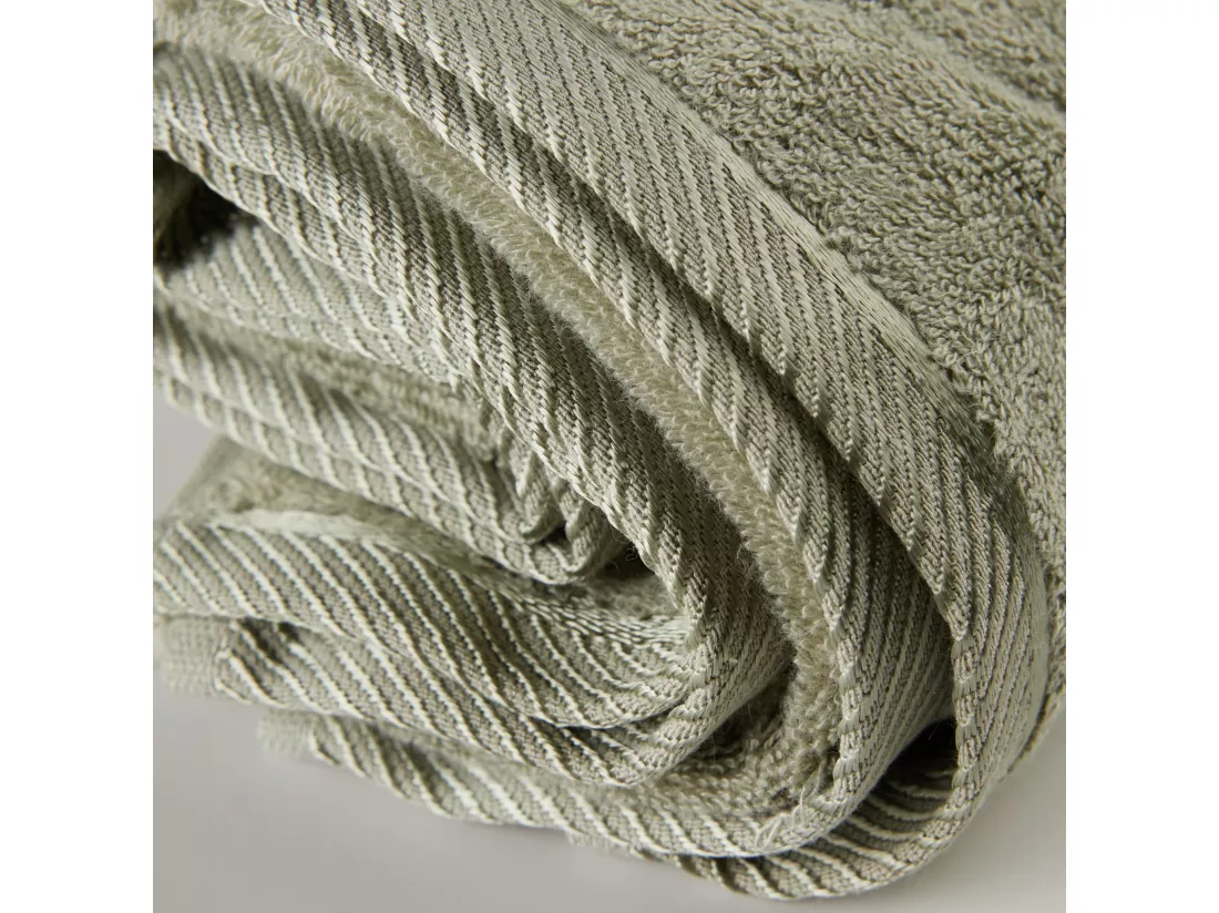 Serviette de Bain en Bambou Luxe 70x130 Vert Moyen