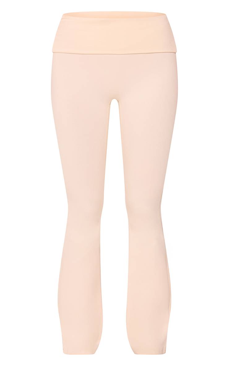 Crème Pantalon De Yoga En Coton Doux Mélange Prune Profond