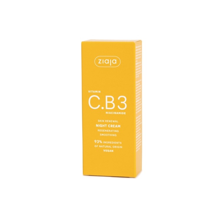 Ziaja Witamina C.B3 Niacynamid nacht gezichtscrème-masker 50 ml