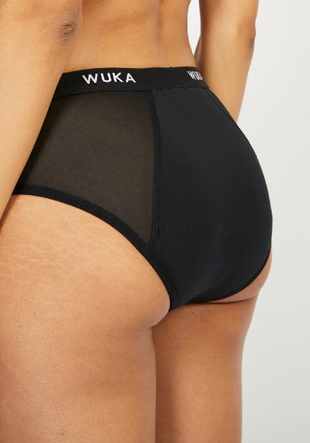 Wuka Wear Period Panty Wuka Ultimate™ Midi Brief Heavy Flow Black