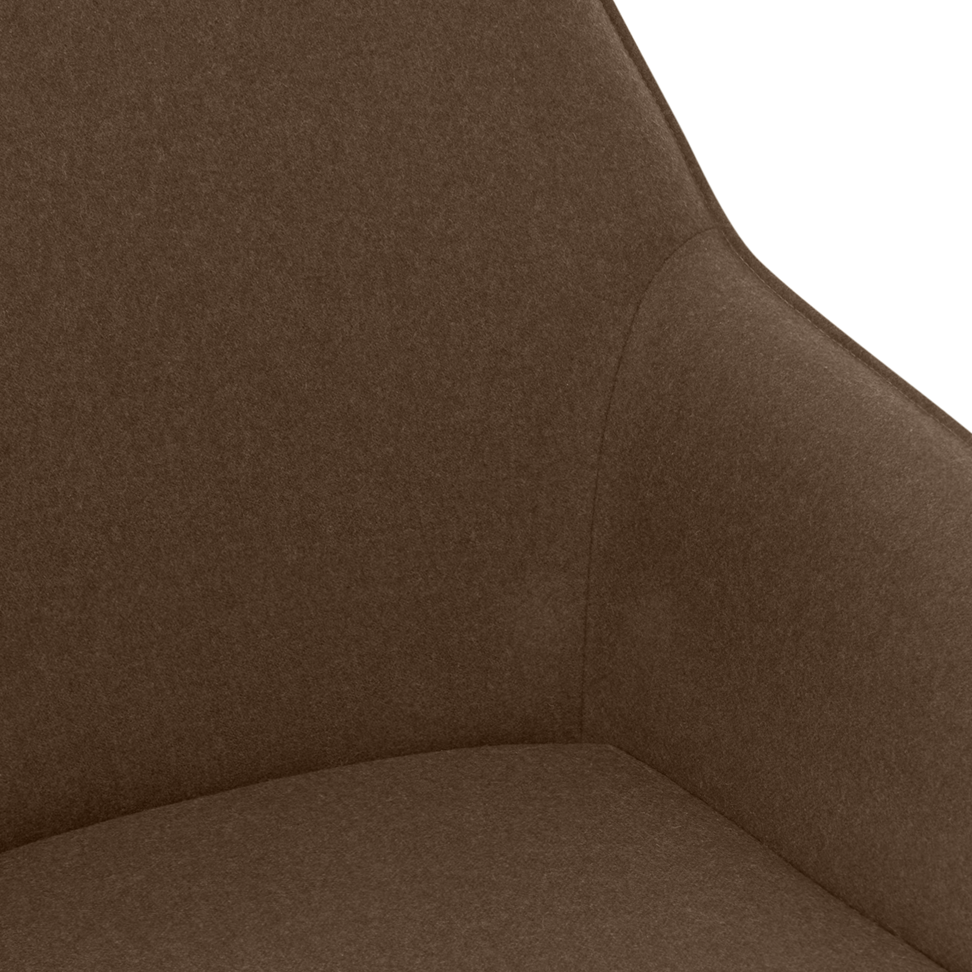 Fauteuil Paco facet shitake