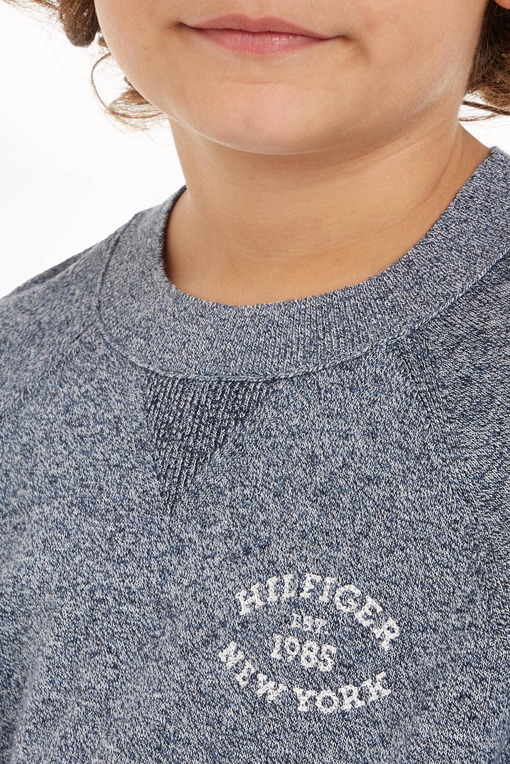 Tommy Hilfiger gemêleerde sweater grijs