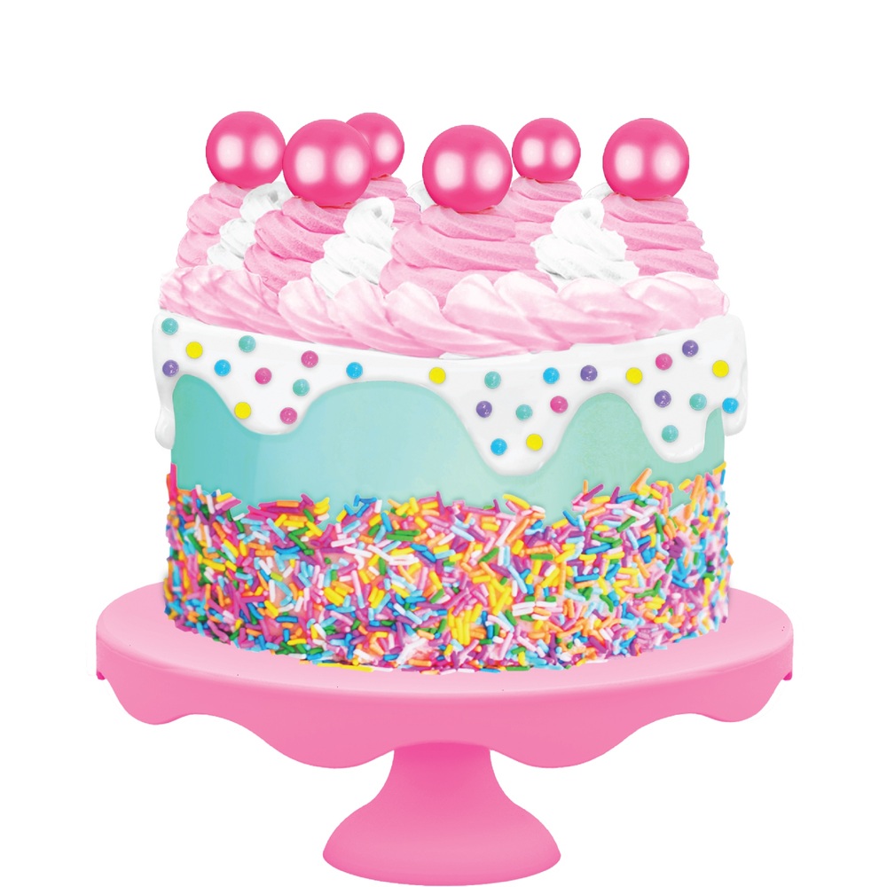 Schleimige Zucker-Crush-Gebäckserie Schleimiger Partykuchen