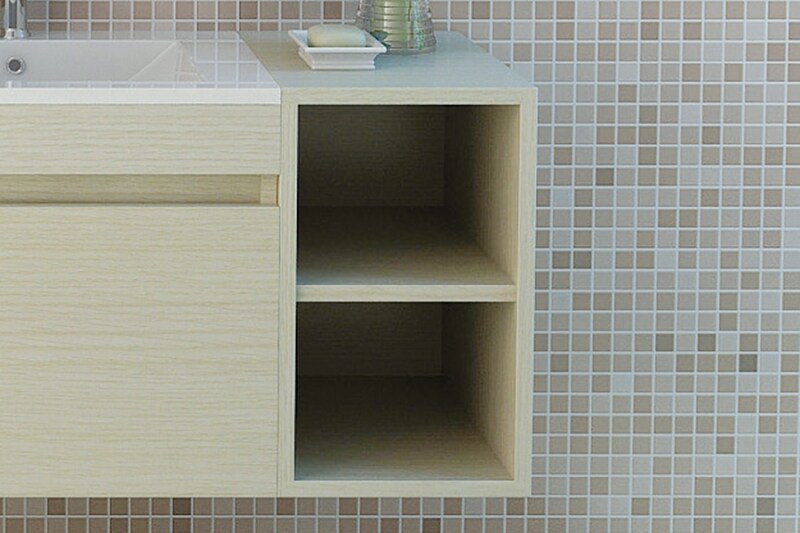 Jet-Line Bad-Mittelschrank Brixen in oak