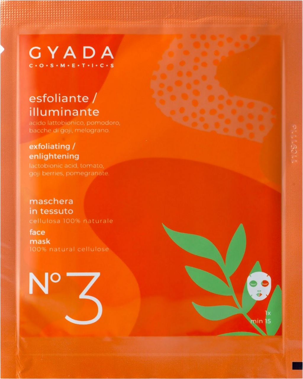 GYADA Cosmetics  Peelende & aufhellende Tuchmaske Nr.3, 15 ml