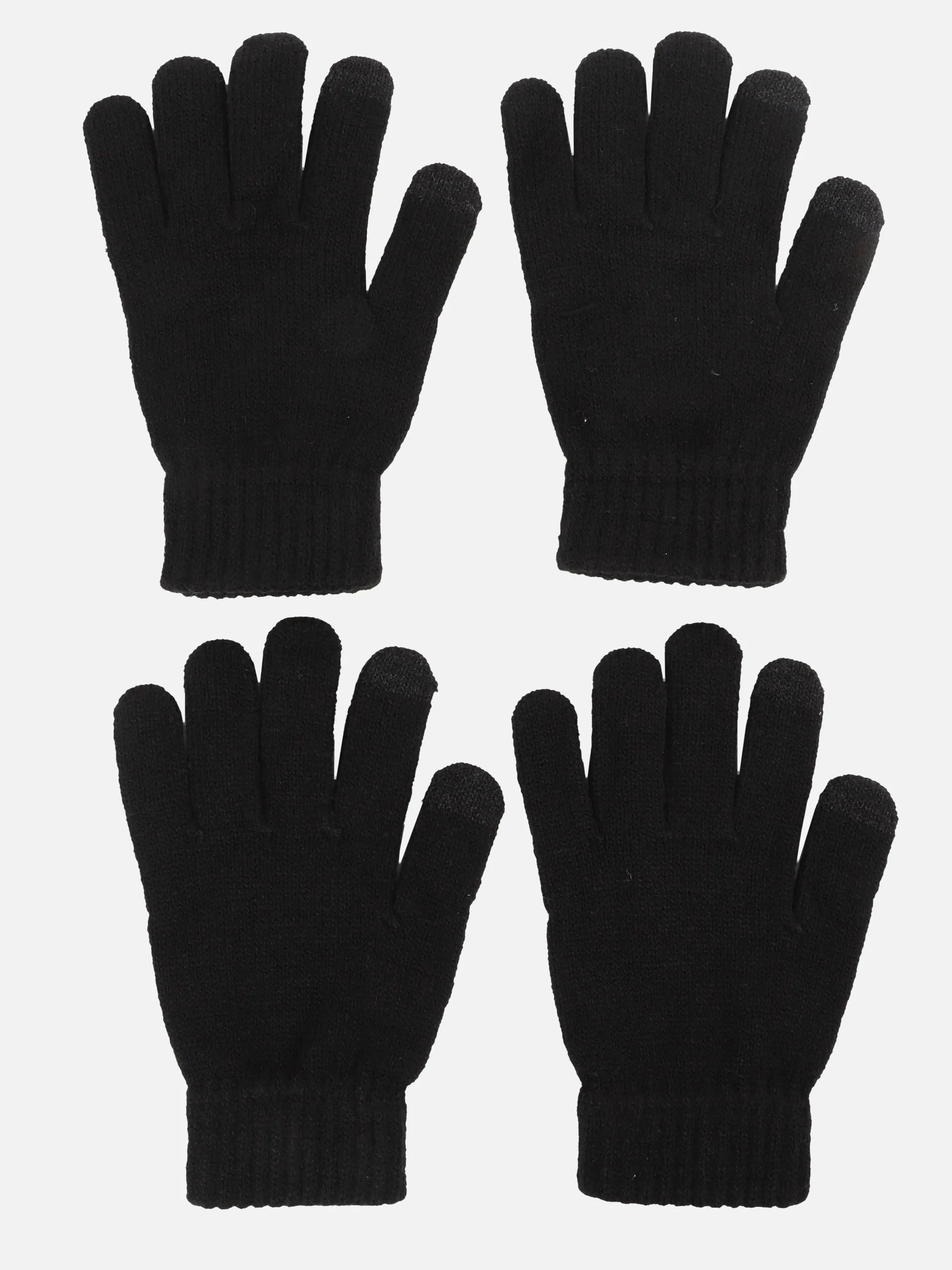 Damen Strickhandschuhe im 2er Pck