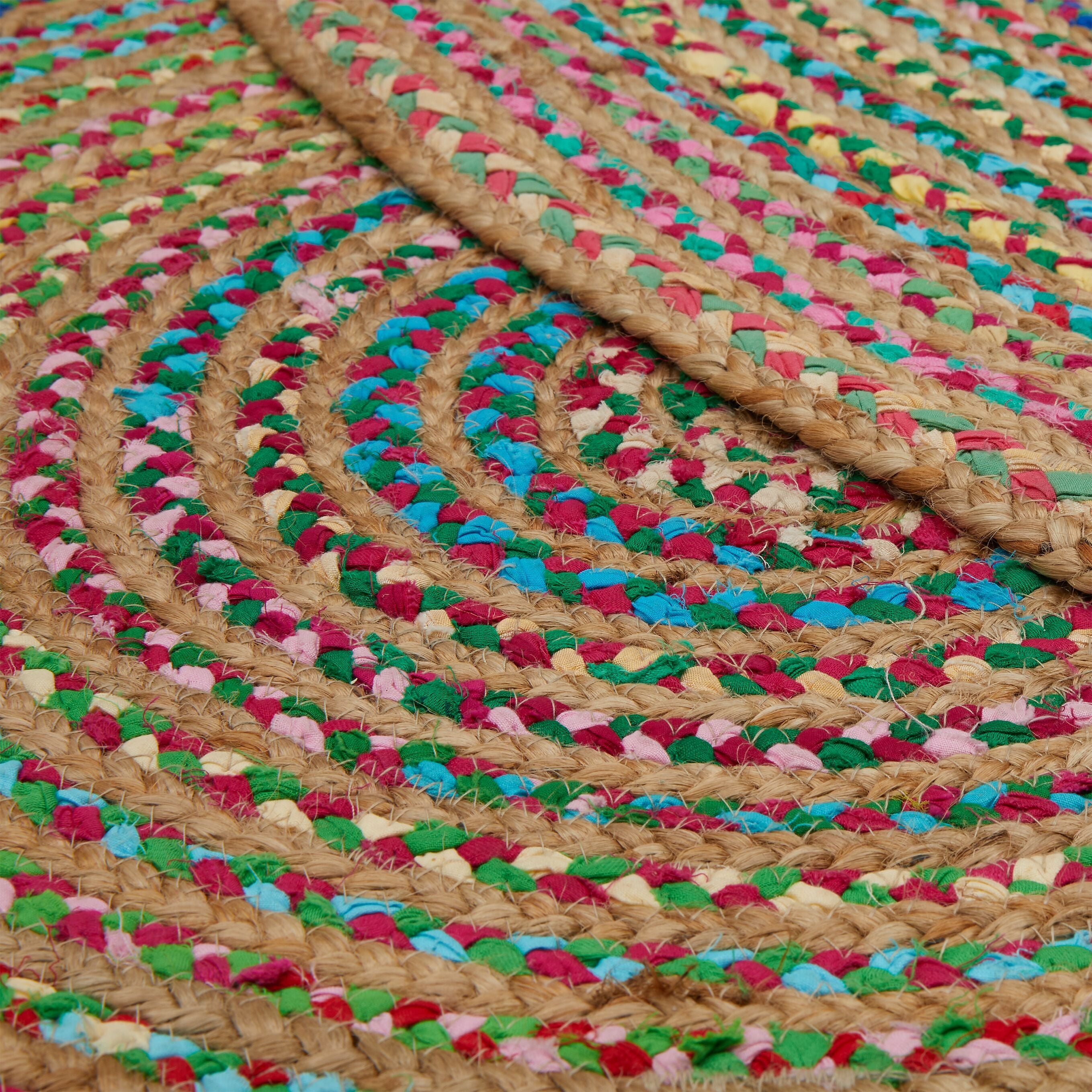 MONA Teppich - Multicolor / D: 120.0 cm