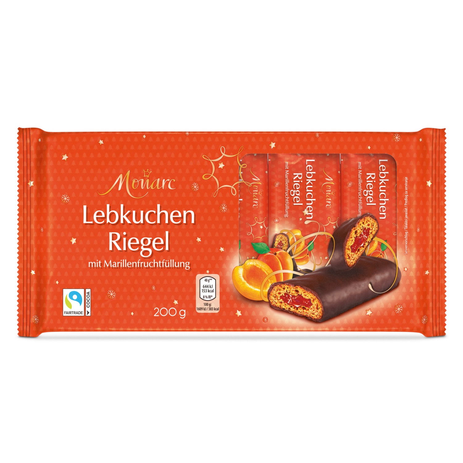 MONARC gefüllte Lebkuchenriegel 5er-Pack