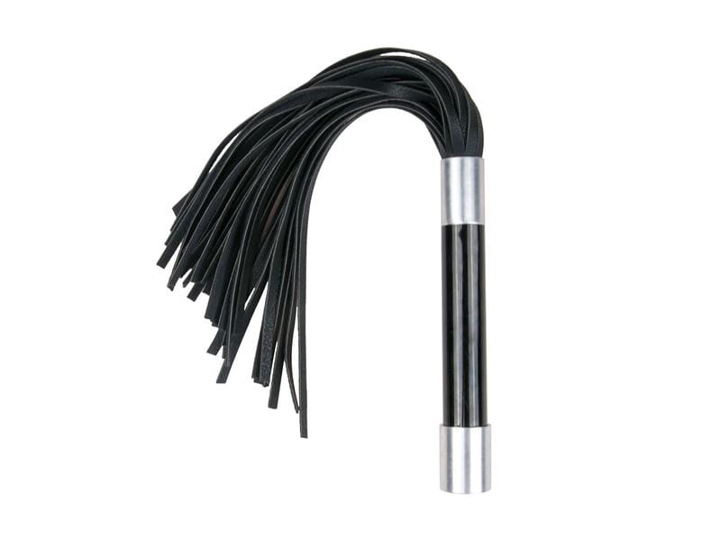 Easytoys Fetish Collection Riemenpeitsche mit Metallgriff S Hochwertiges Sextoy für erotische Bondage-Spiele