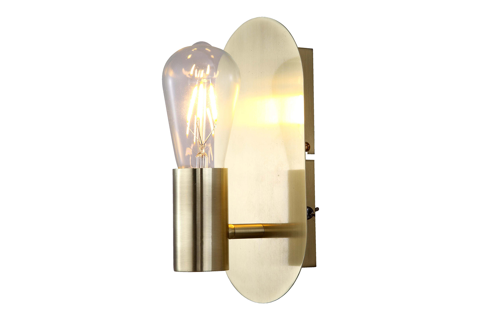 Hamilton vegglampe Børstet messing.