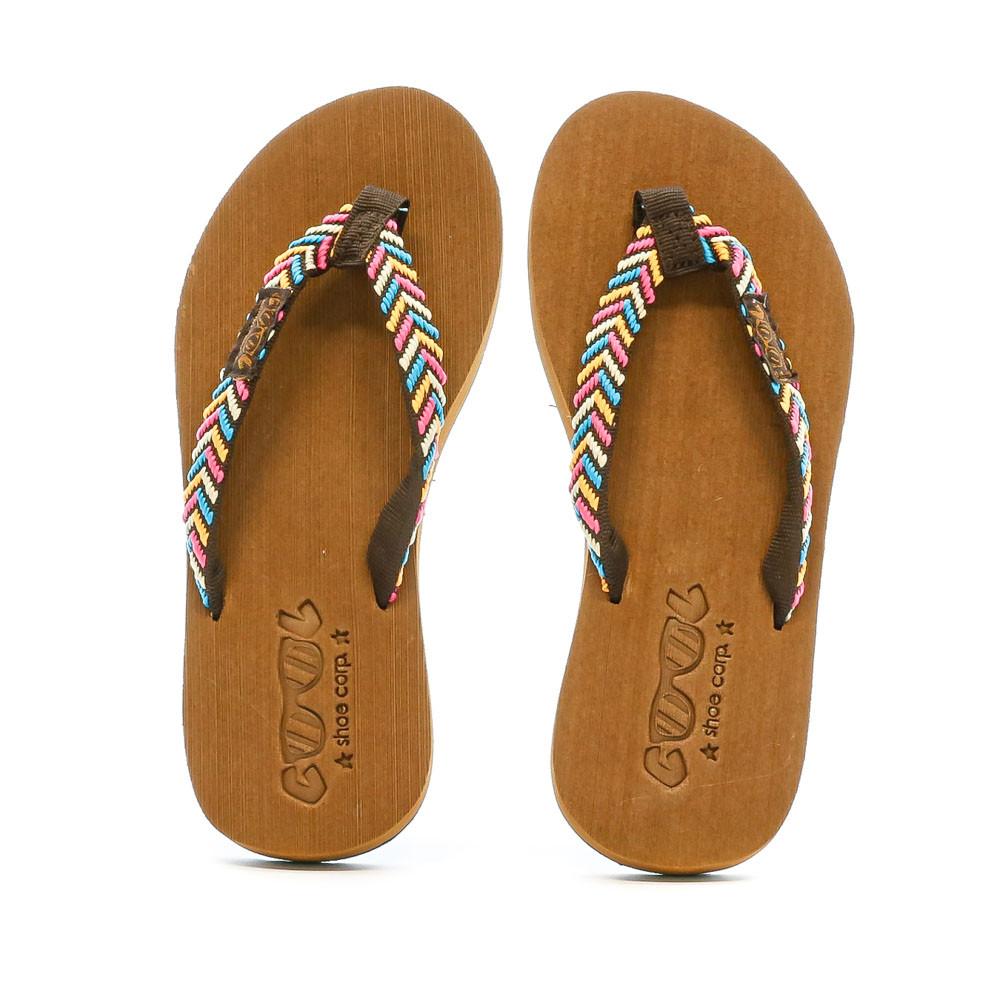 Cool Shoe Tongs Marron Fille Cool Shoe Space Trip