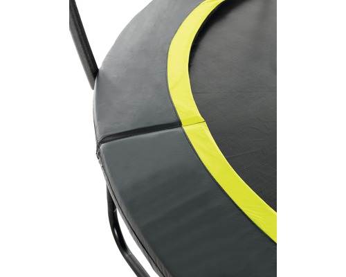 EXIT Silhouette trampoline met veiligheidsnet Ø 244 cm zwart