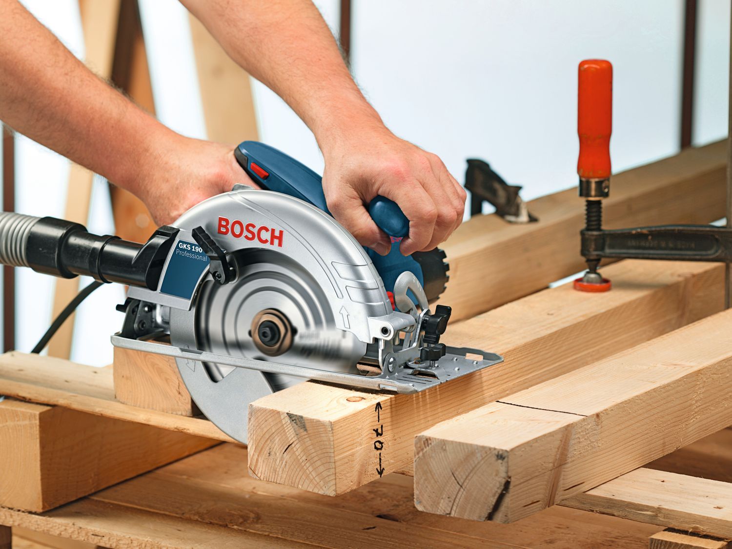 Bosch Professional GKS 190 Cirkelzaag 190mm 1400W - 0601623000