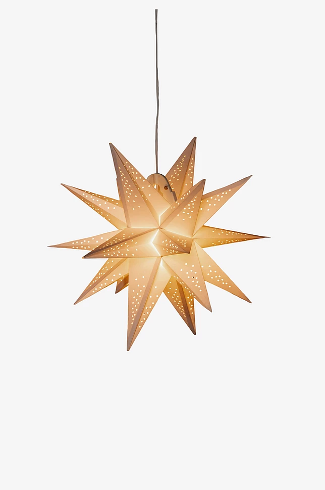 3-D Papirstjerne LED høyde 45 cm
