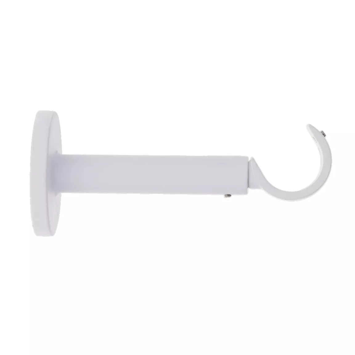 Support tringle extensible (L115 - 155 / D28 mm) Lino gouttière Blanc mat