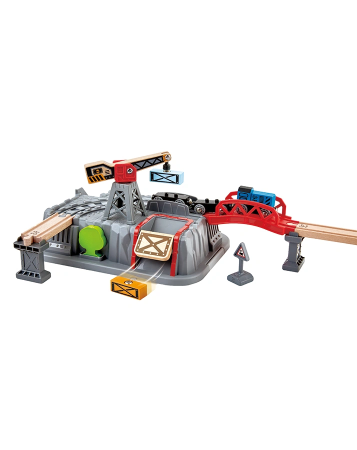Eisenbahn-Baukasten-Set 50-teilig