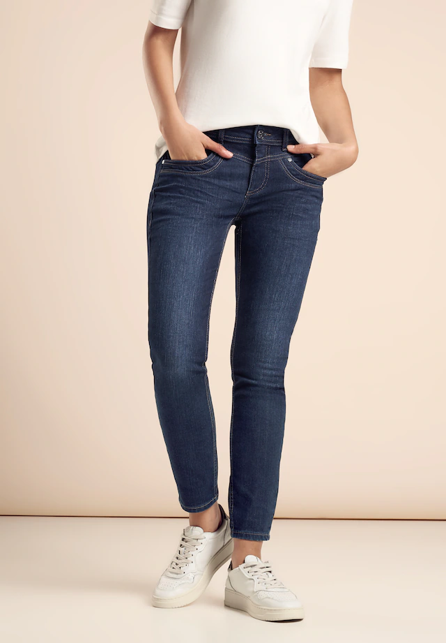 STREET ONE Slim-fit-Jeans »Style YORK« im Five-Pocket Style