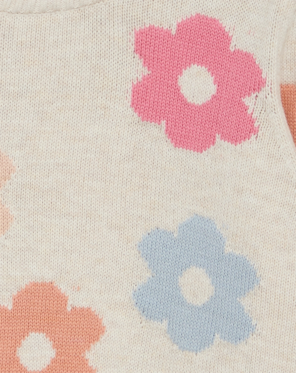 Strickpullover PIPPA FLOWERS in whisper melange