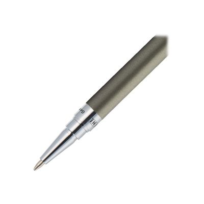ONLINE i-charm - Stylo à bille - encre bleue - moyen - corps métal gris