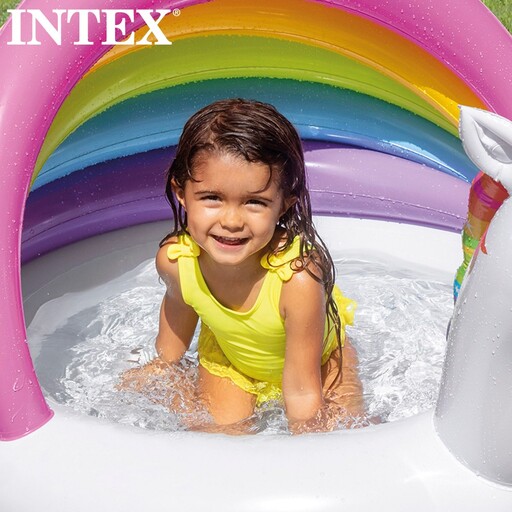 Piscina inflável infantil Intex Unicórnio