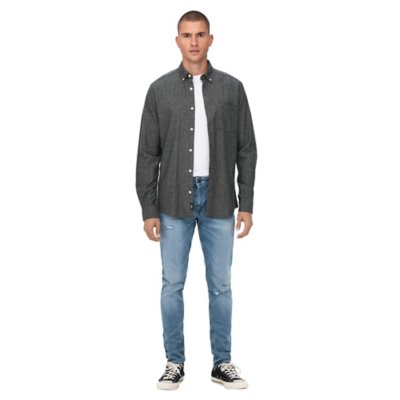 Chemise à manches longues homme Onsniko Life Melange Noos ONLY AND SONS