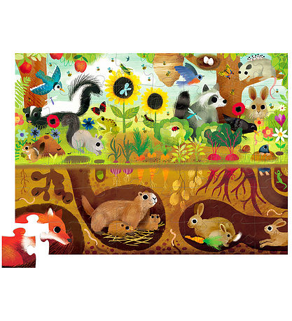 Crocodile Creek Puzzlespiel - 48 Teile - Entdeckung im Hinterhof