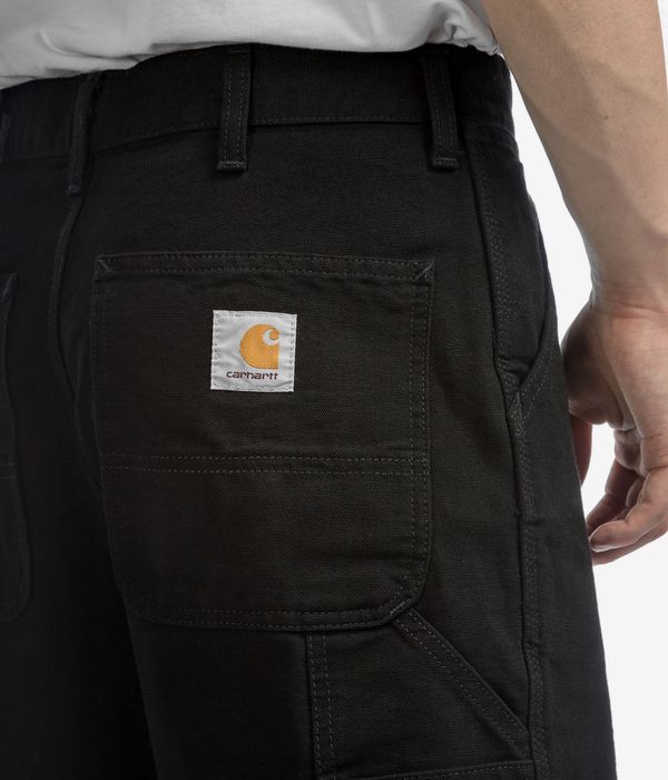 Carhartt WIP Single Knee Organic Dearborn Shorts (black rinsed)