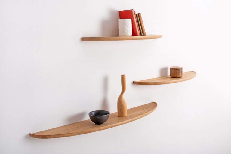 Gazzda Mu wandplank 100 naturel eiken