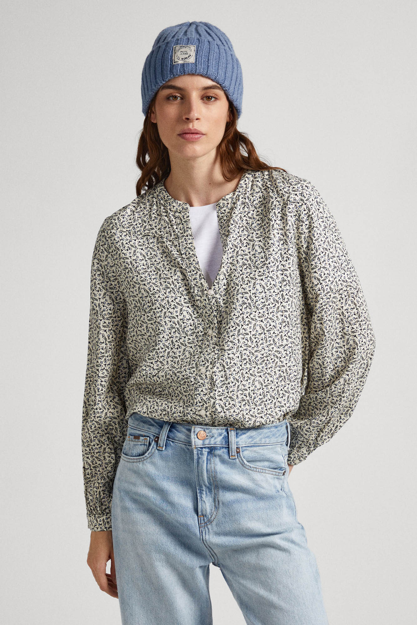 Blusa com estampa floral