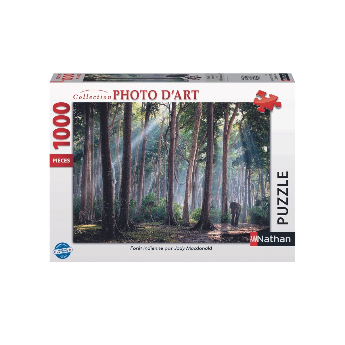 Puzzle 1000 pièces Forêt Indienne