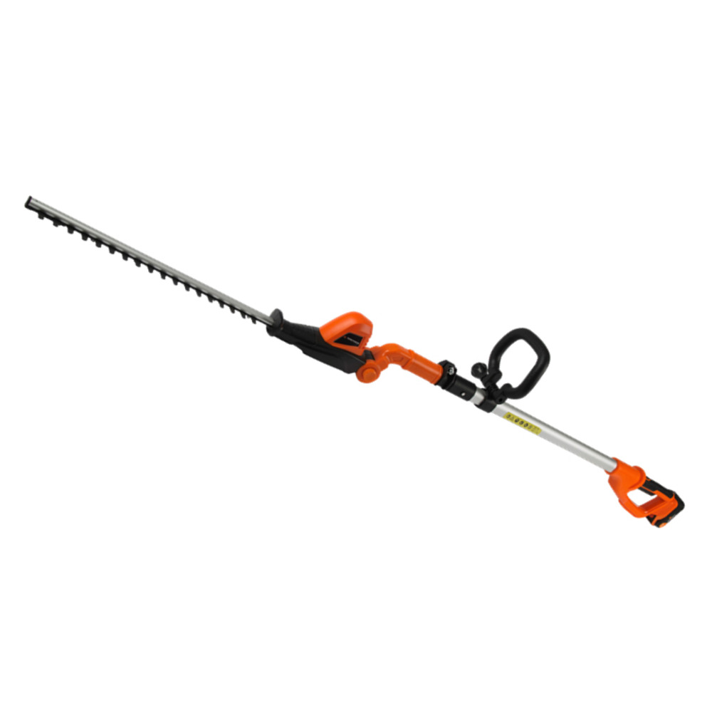 Yard force - taille-haies téléscopique sans fil 20v avec tête réglable, lame 41cm, batterie li-ion et chargeur - lh c41a