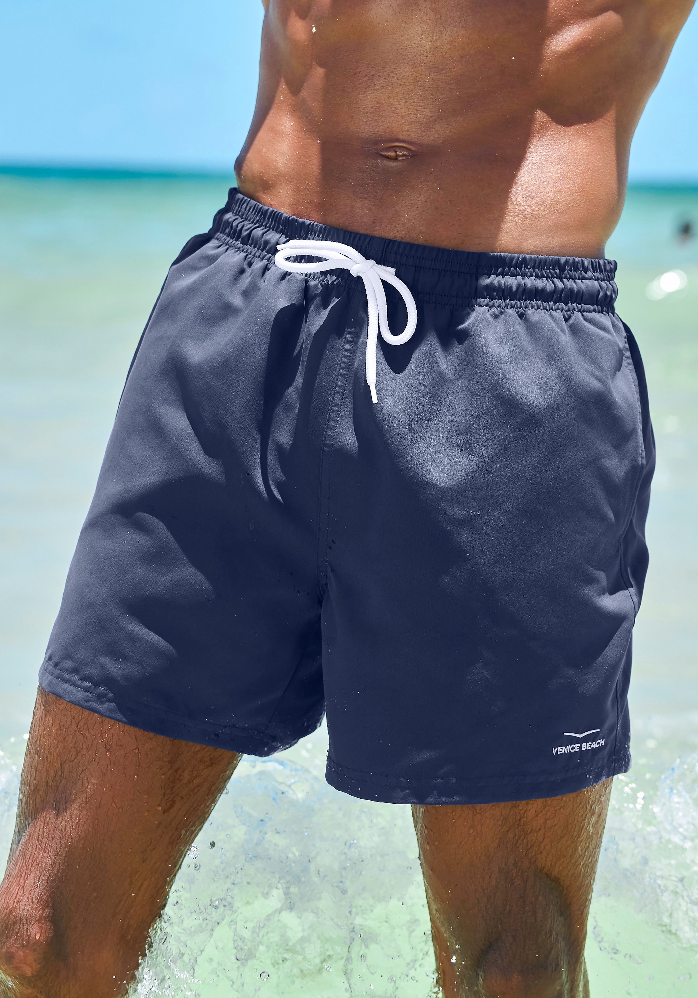 Venice Beach Badeshorts , mit Marken-Logo