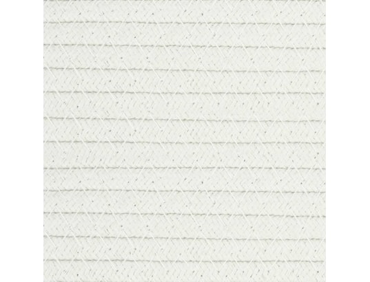 VIDAXL - Panier à linge marron et blanc ø55x36 cm coton